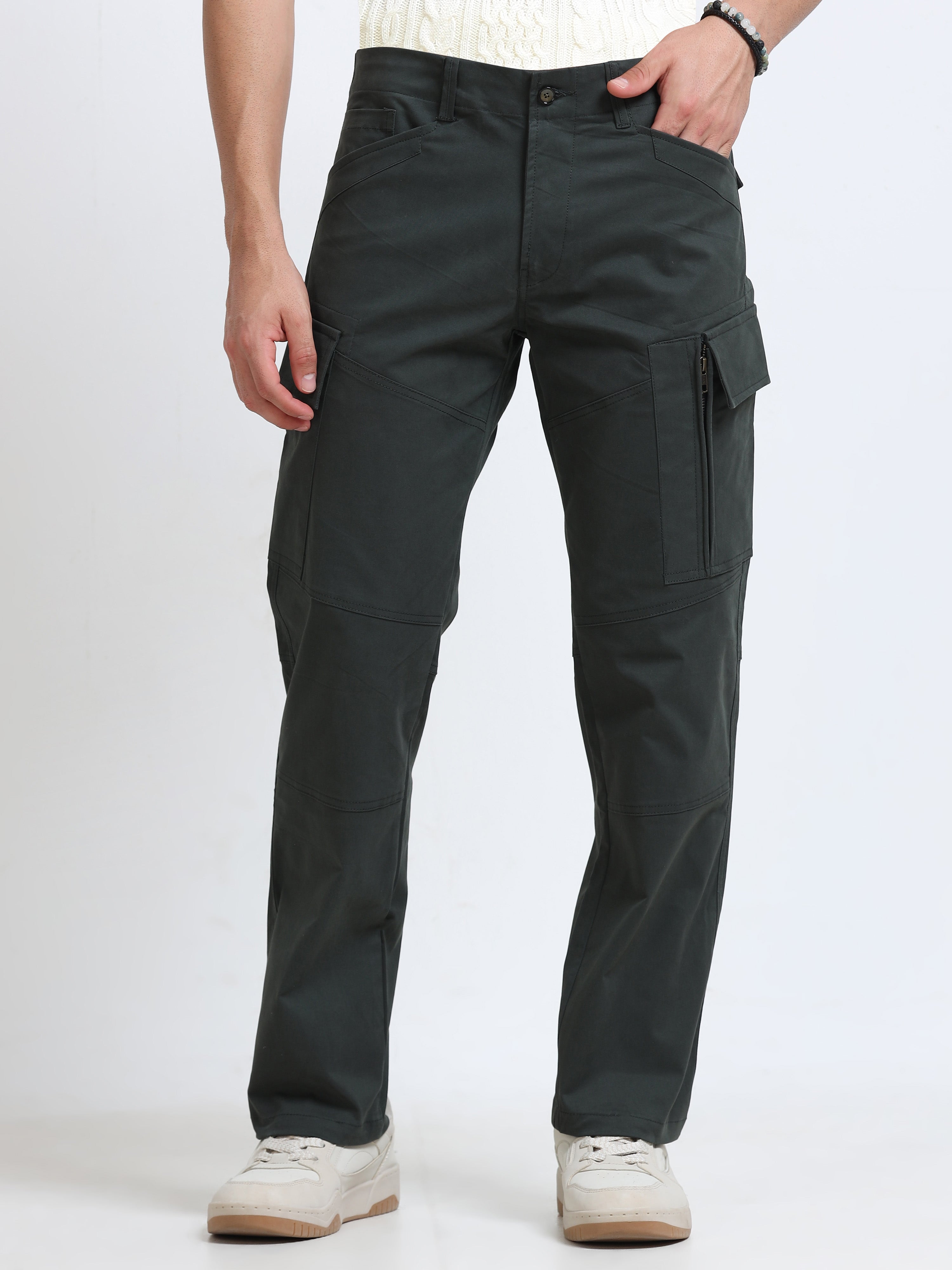 Rugged Zip Cargo Pants