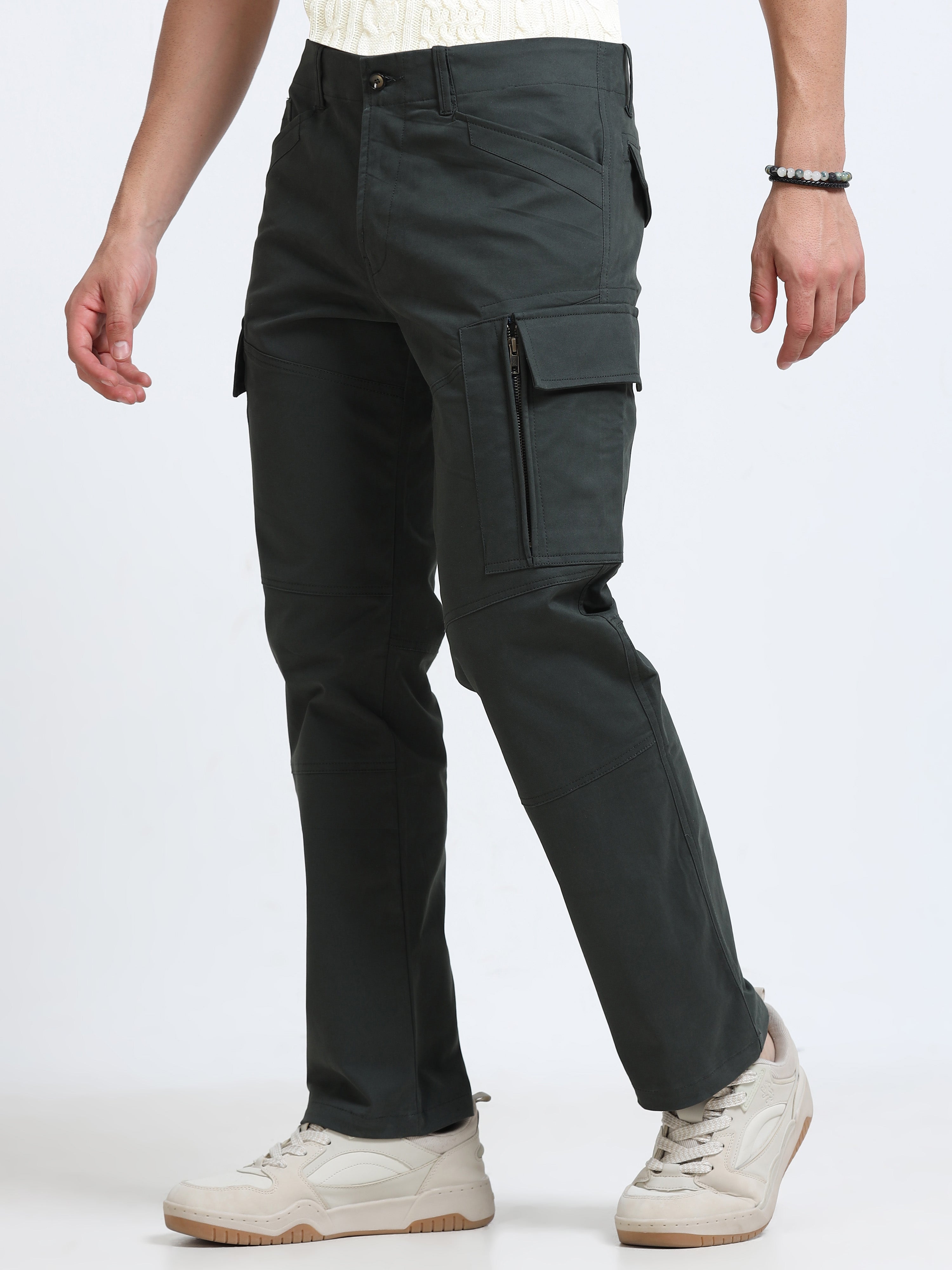 Rugged Zip Cargo Pants