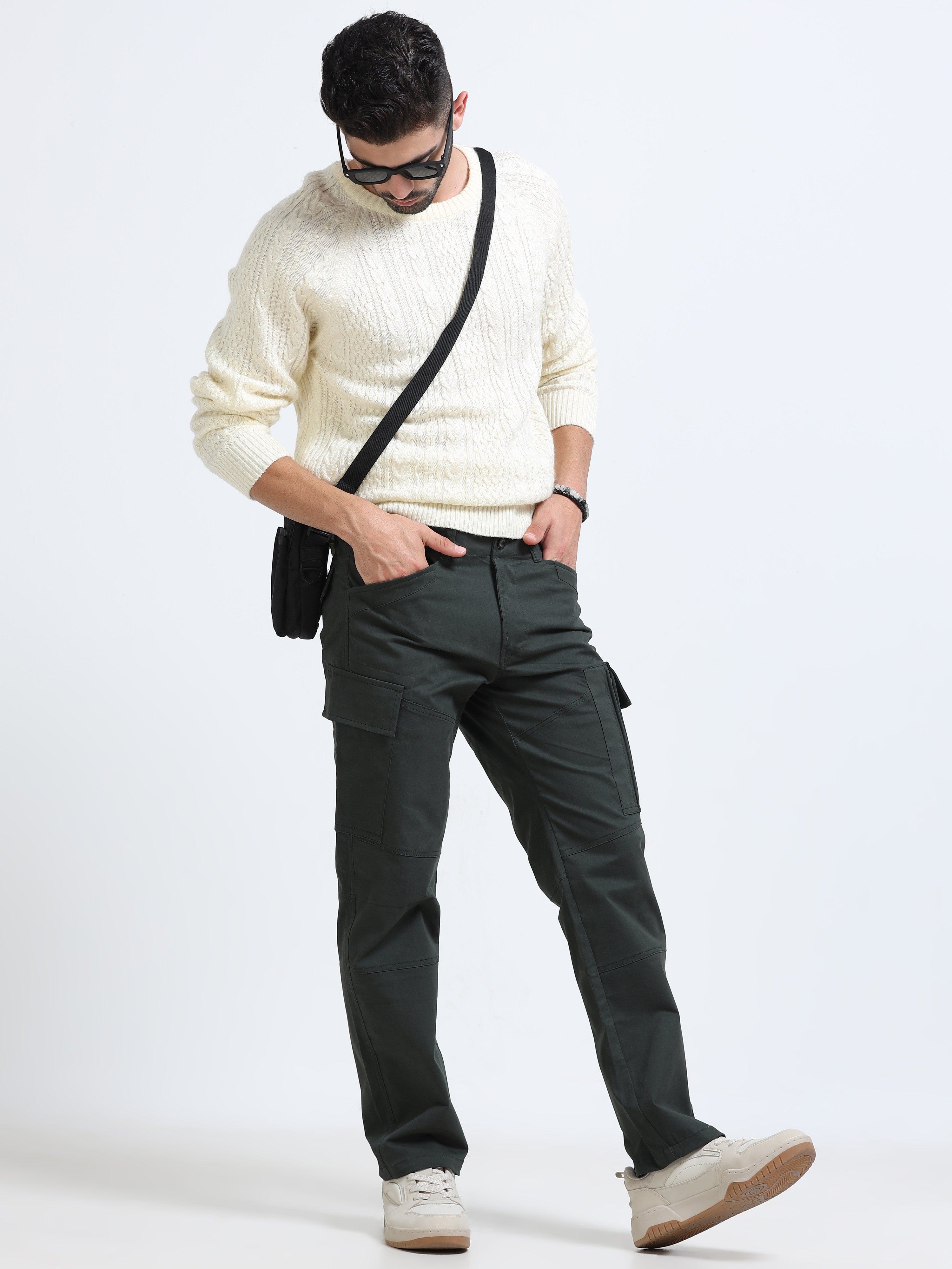 Rugged Zip Cargo Pants