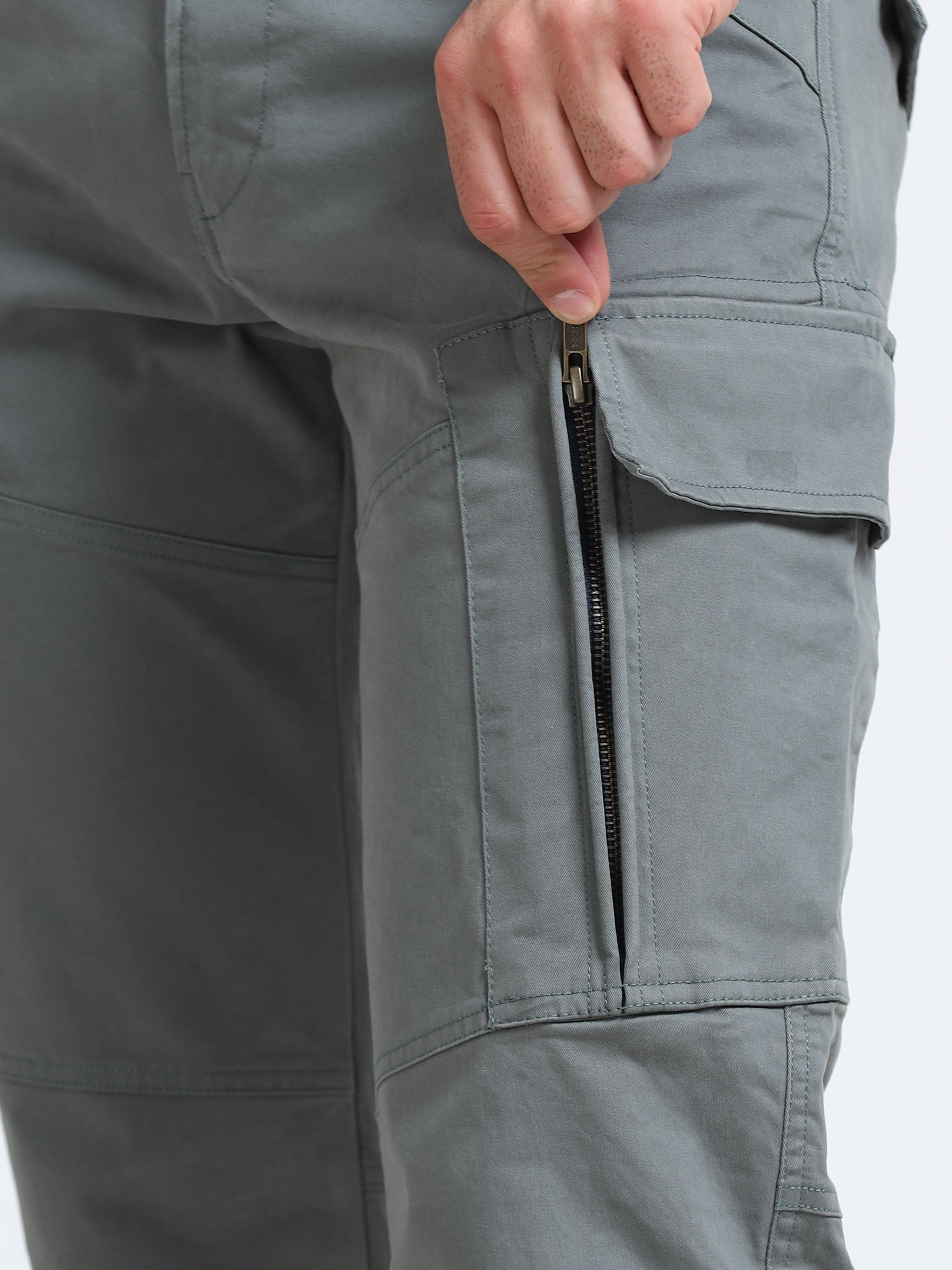 Rugged Zip Cargo Pants