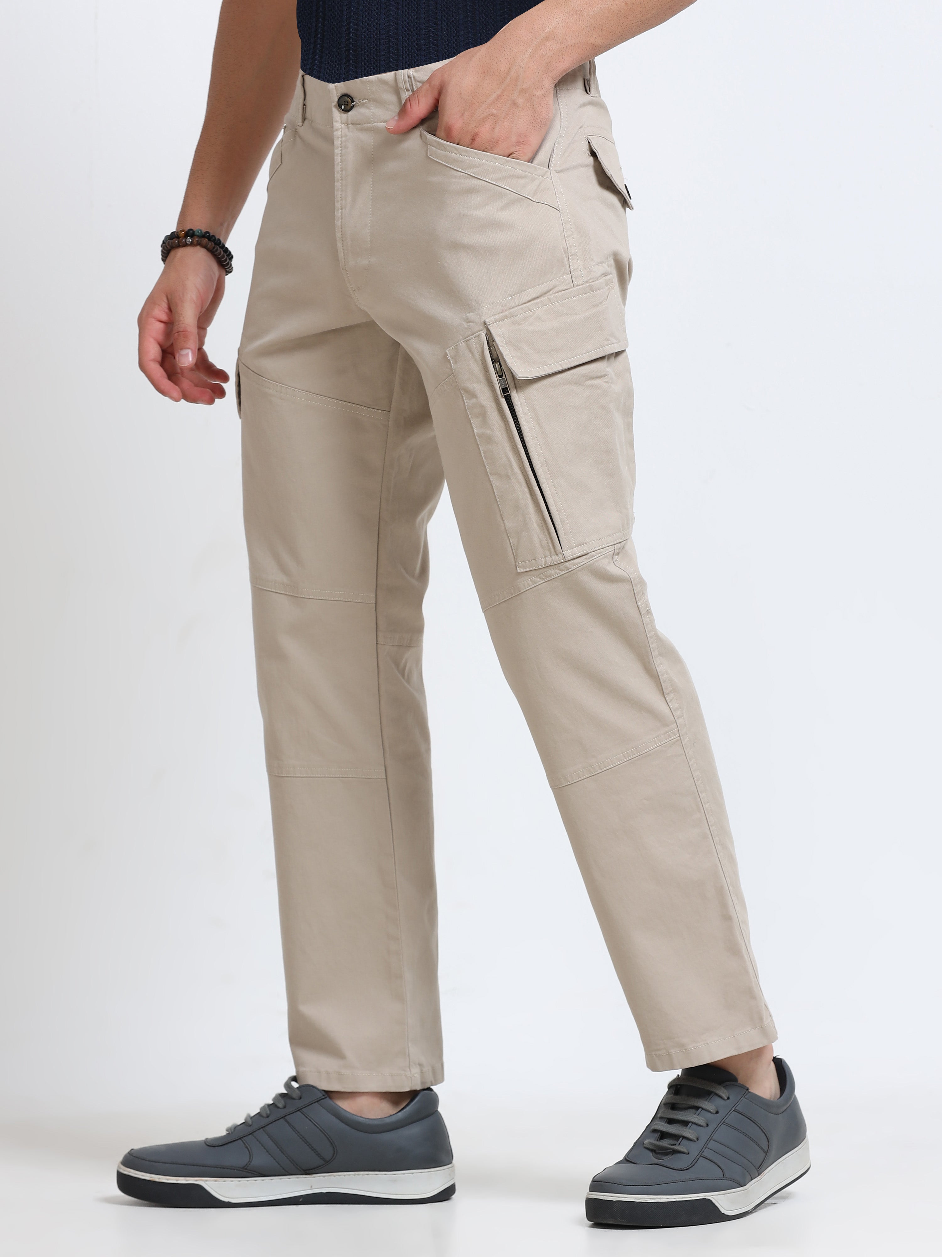Rugged Zip Cargo Pants