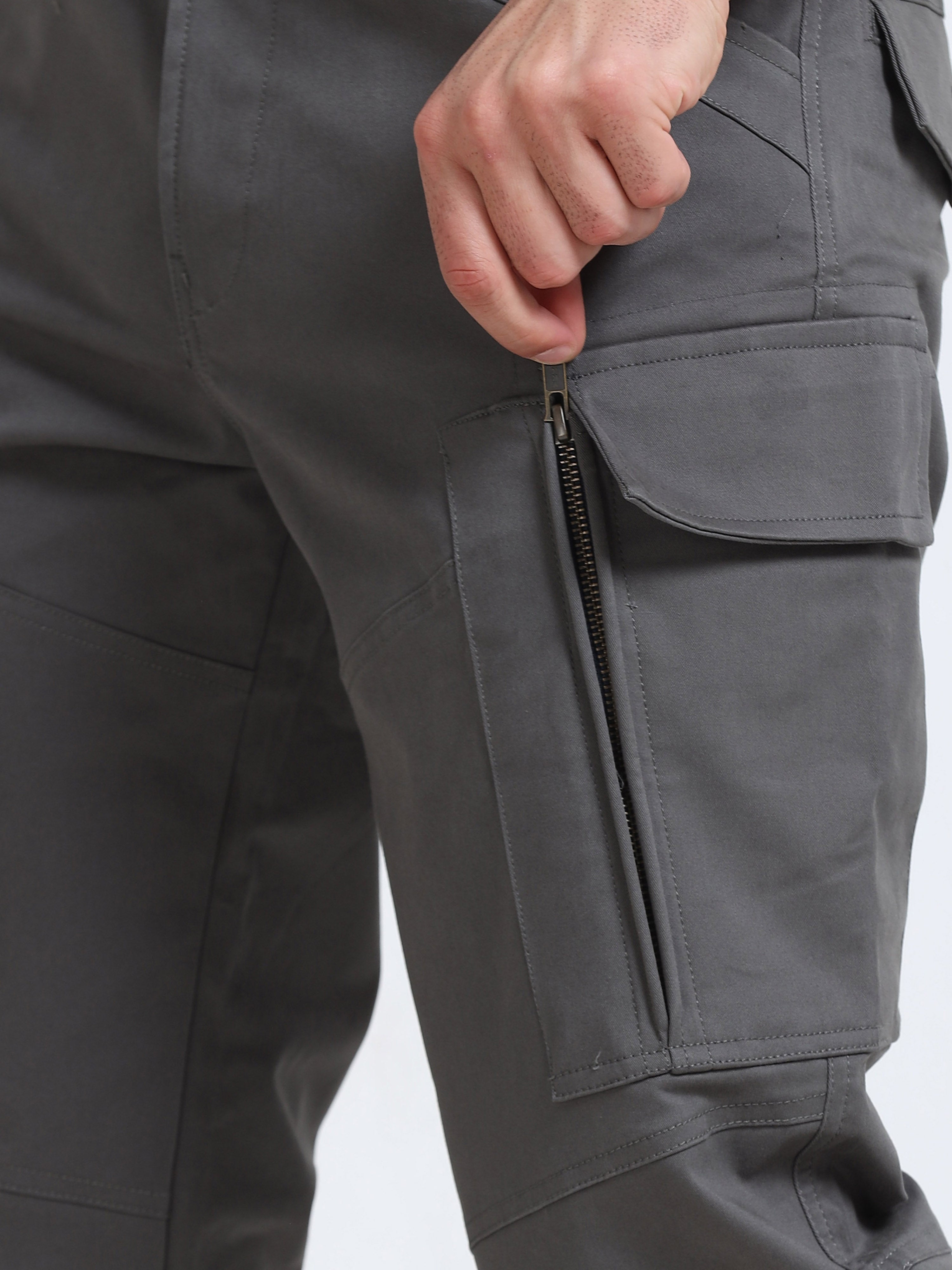 Rugged Zip Cargo Pants