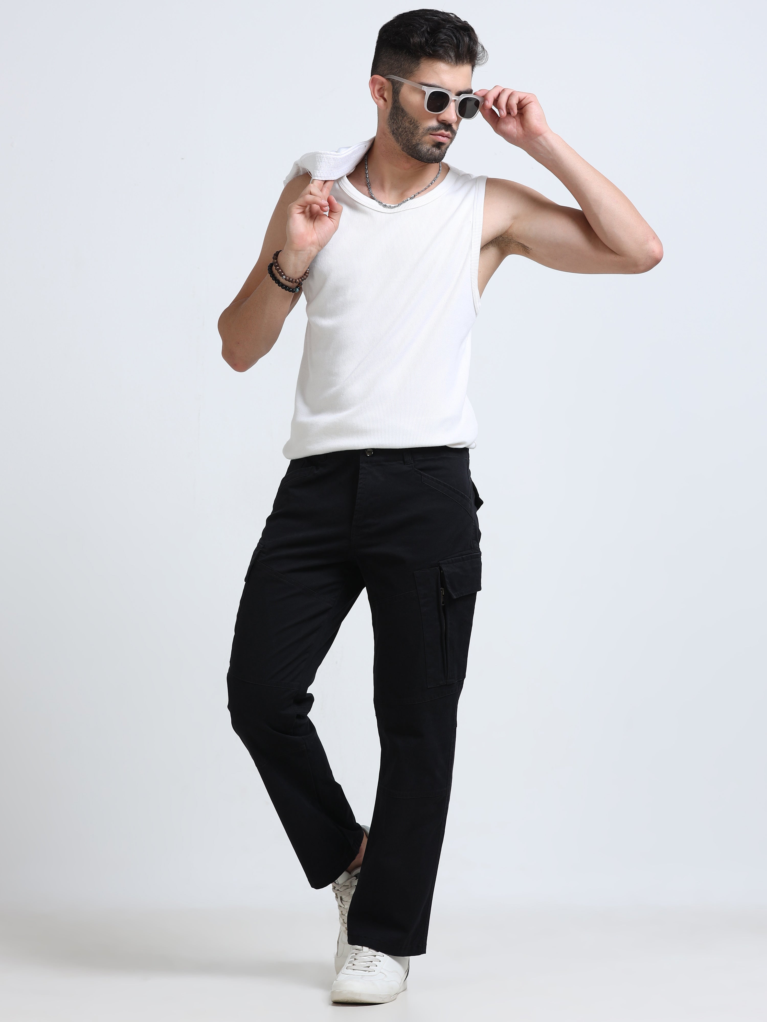 Rugged Zip Cargo Pants