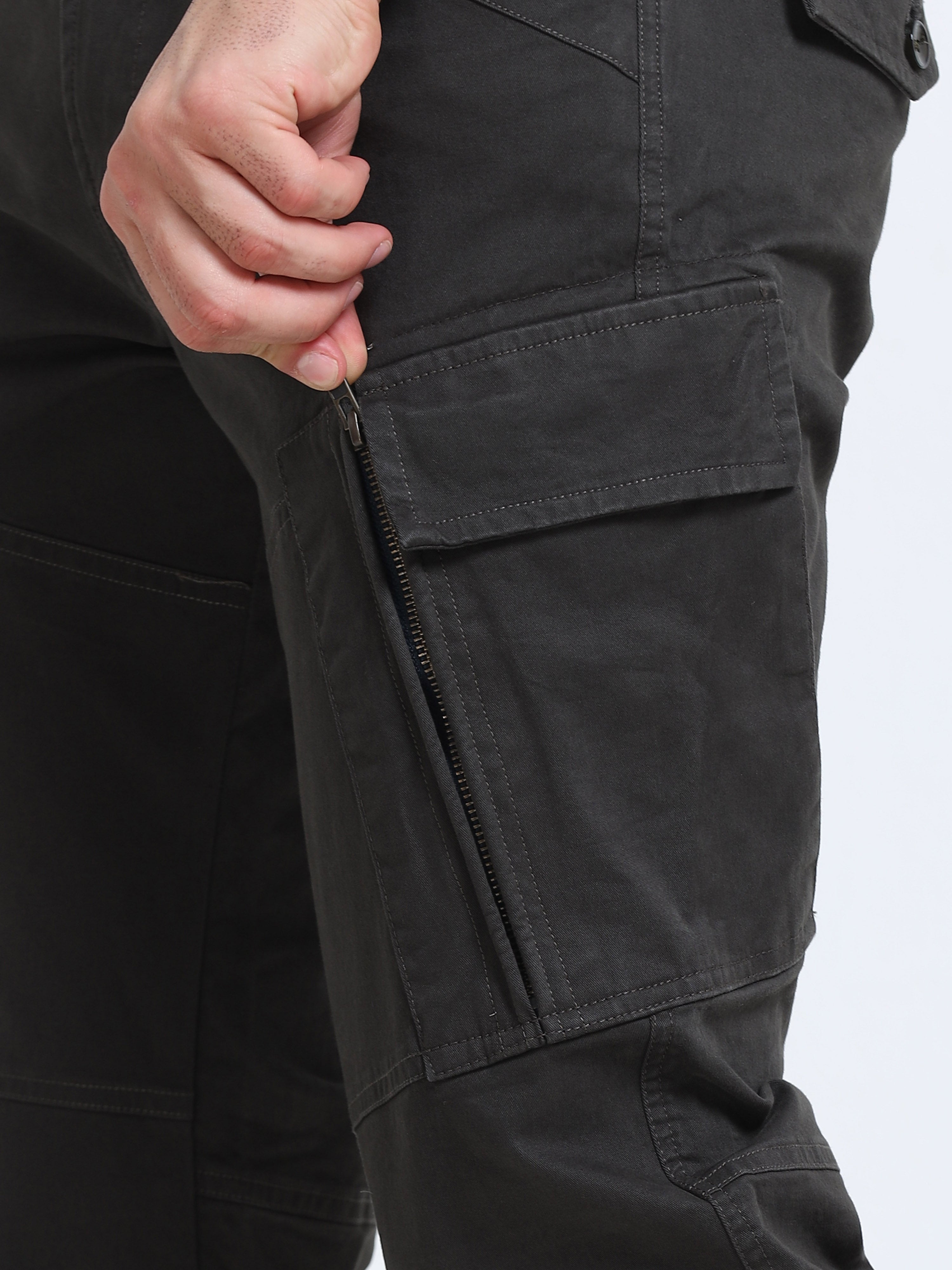 Rugged Zip Cargo Pants
