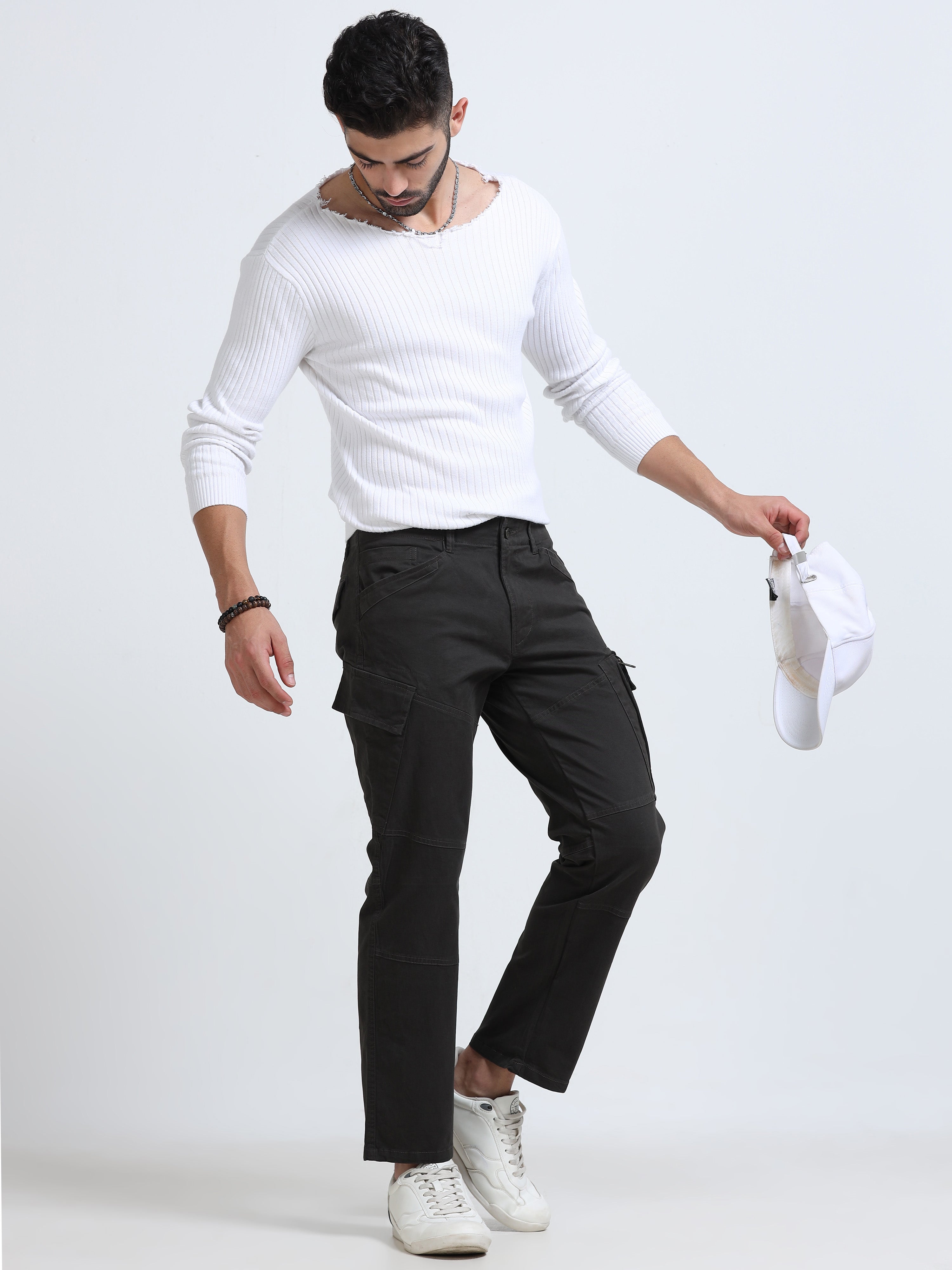 Rugged Zip Cargo Pants